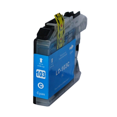 Gotoners™ Brother New Compatible LC103C XL Cyan Inkjet Cartridge, High Yield