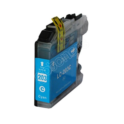 Gotoners™ Brother New Compatible LC203C Cyan Inkjet Cartridge, Standard Yield