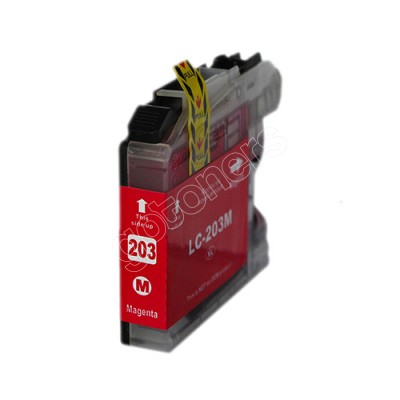 Gotoners™ Brother New Compatible LC203M Magenta Inkjet Cartridge, Standard Yield