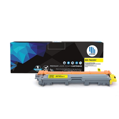 Gotoners™ Brother New Compatible TN-225 Yellow Toner, High Yield