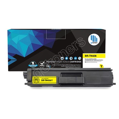 Gotoners™ Brother New Compatible TN-436 Y Yellow Toner, Extra Yield