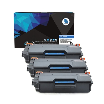 Gotoners™ Brother New Compatible TN-850BK Black Toner, High Yield Version of TN-820BK, 3 Pack