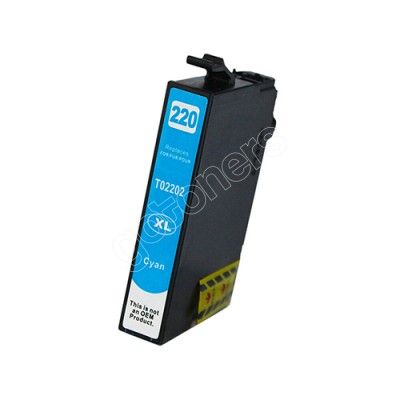 Gotoners™ Epson New Compatible T2202 XL Cyan Inkjet Cartridge, High Yield