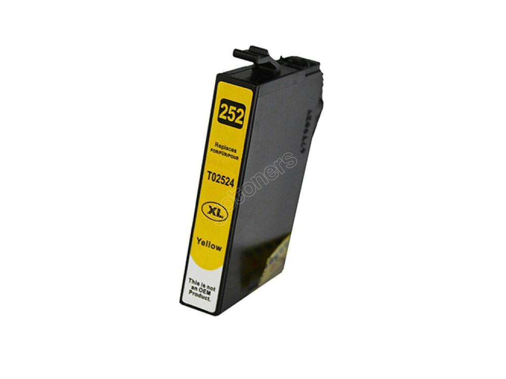 Gotoners™ Epson New Compatible T252Y XL Yellow Inkjet Cartridge, High Yield