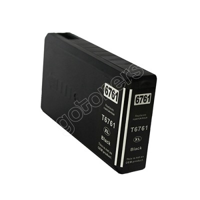 Gotoners™ Epson New Compatible T6761 XL Black Inkjet Cartridge, High Yield