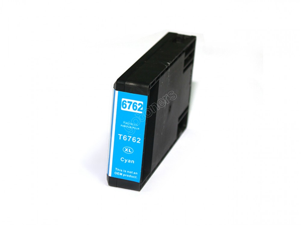 Gotoners™ Epson New Compatible T6762 XL Cyan Inkjet Cartridge, High Yield