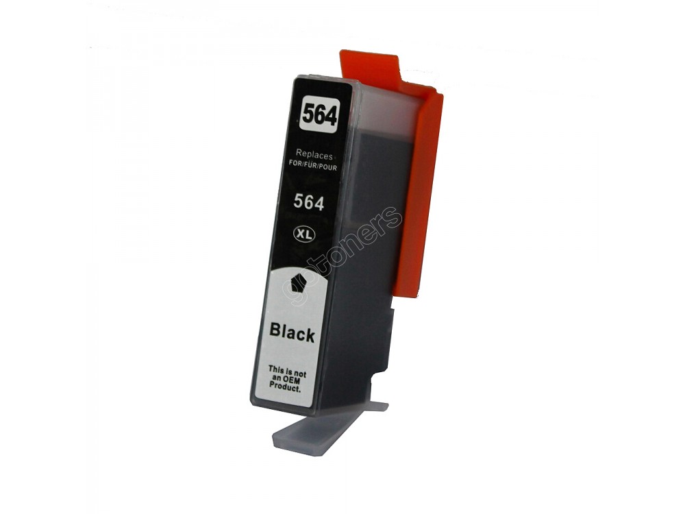 Gotoners™ HP New Compatible 564XL BK (CB321W/CB684W) Black Inkjet Cartridge, High Yield