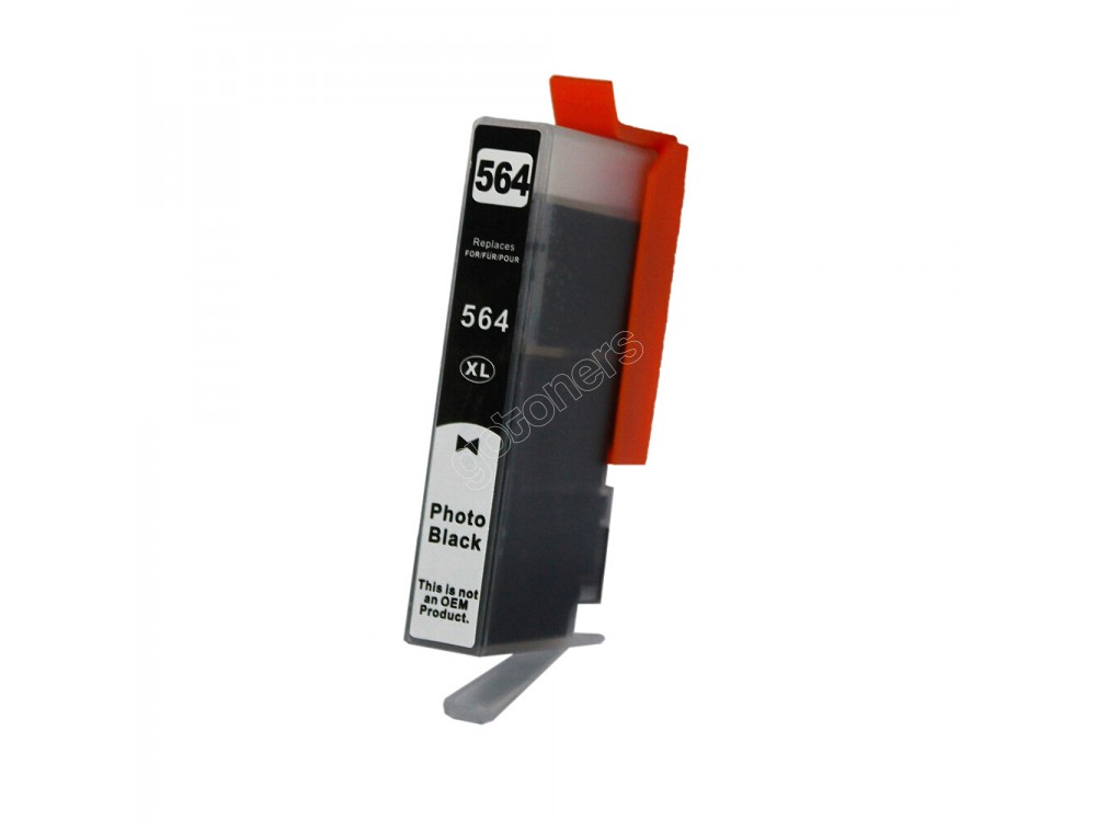 Gotoners™ HP New Compatible 564XL PBK (CB322W) Black Inkjet Cartridge, High Yield