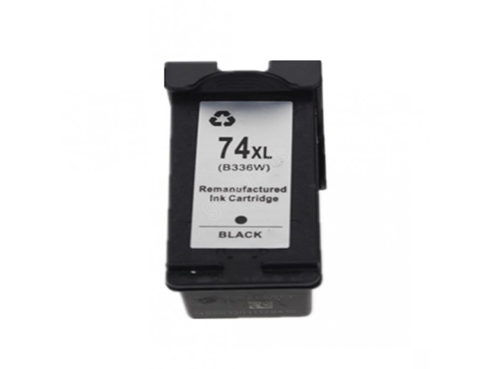 Gotoners™ HP Compatible 74XL BK (CB336WN) Black Remanufactured Inkjet Cartridge, High Yield