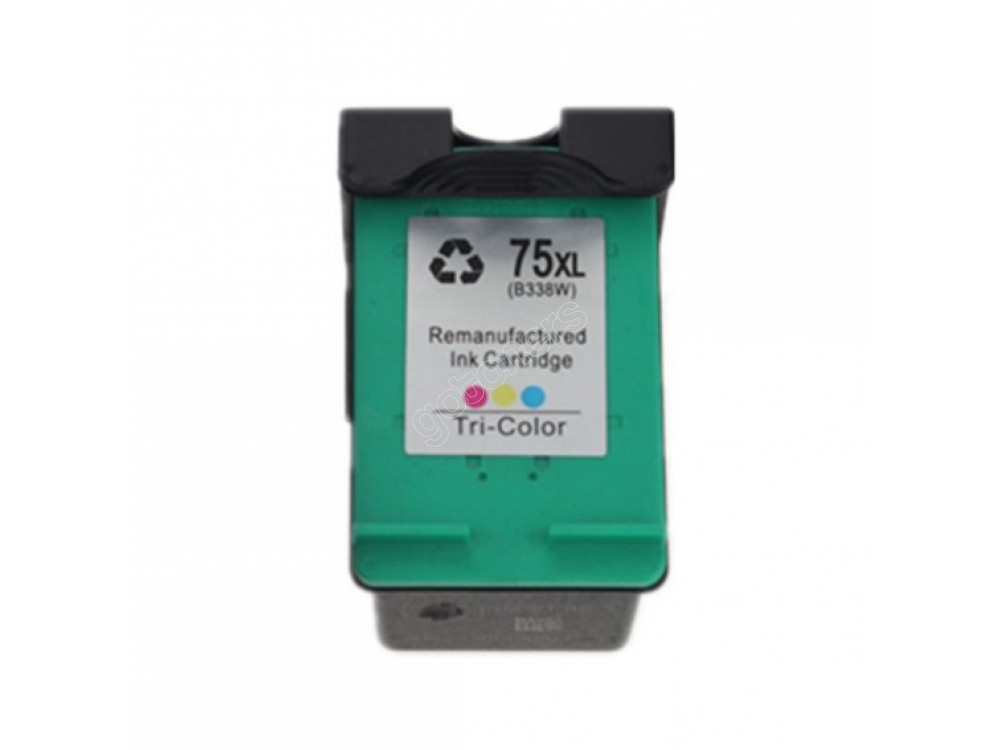 Gotoners™ HP Compatible 75XL C (CB338WN) Tri-Color Remanufactured Inkjet Cartridge, High Yield