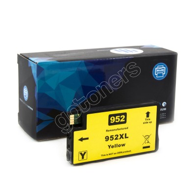 Gotoners™ HP New Compatible 952XL Y (L0S67AN) Yellow Ink Cartridge, High Yield