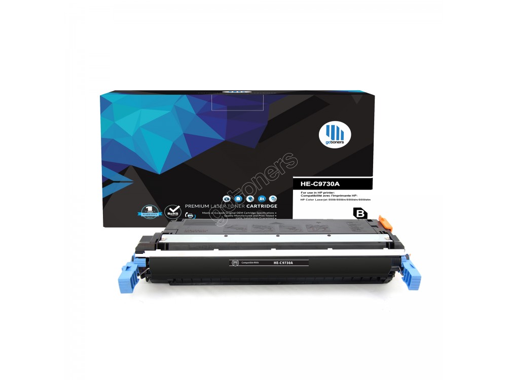 Gotoners™ HP Compatible C9730A (645A) Black Remanufactured Toner , Standard Yield