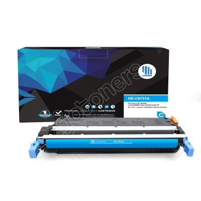 Gotoners™ HP Compatible C9731A (645A) Cyan Remanufactured Toner , Standard Yield