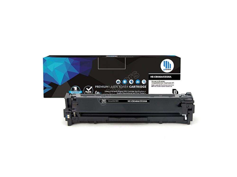 Gotoners™ HP New Compatible CB540A (125A) Black Toner, Standard Yield