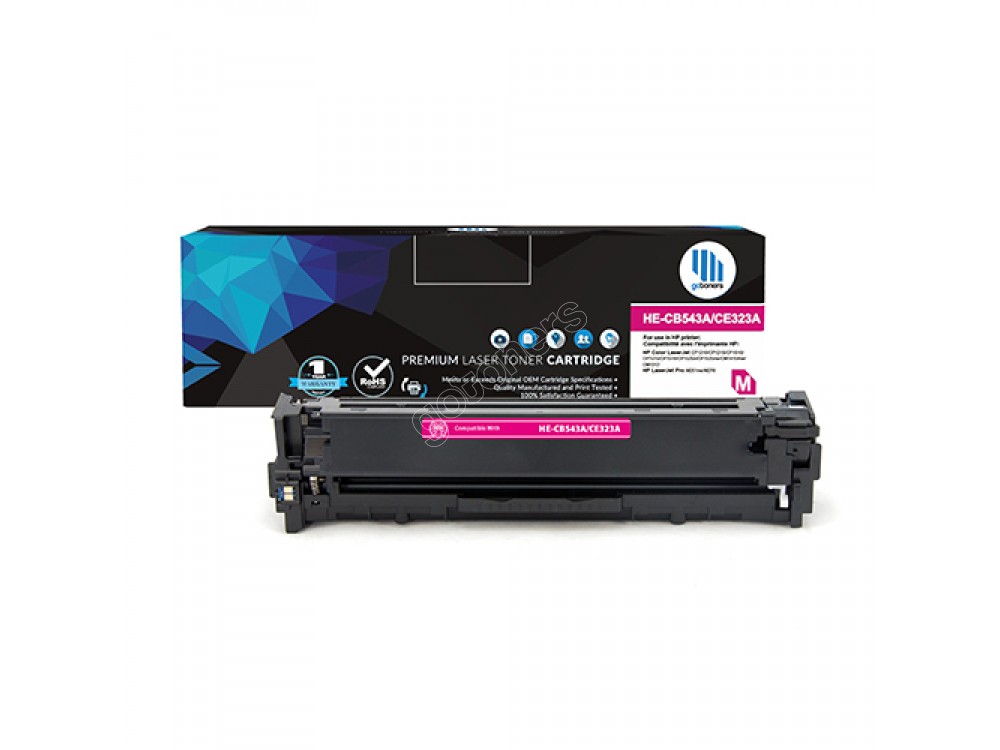 Gotoners™ HP New Compatible CB543A (125A) Magenta Toner, Standard Yield