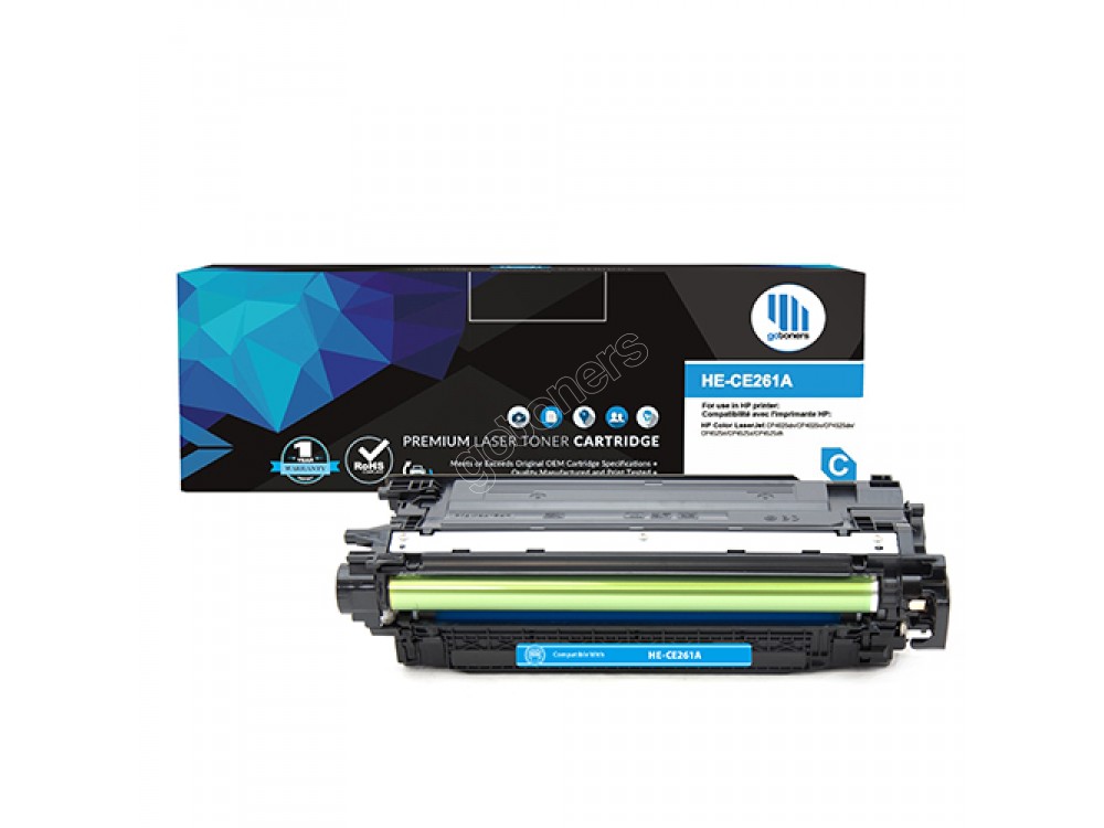 Gotoners™ HP Compatible CE261A (648A) Cyan Remanufactured Toner , Standard Yield
