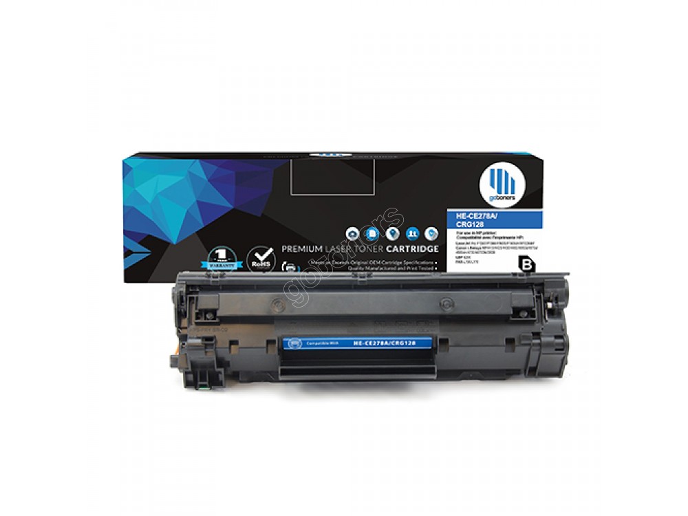 Gotoners™ HP New Compatible CE278A (78A) Black Toner, Standard Yield