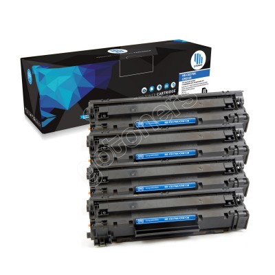 Gotoners™ HP New Compatible CE278A (78A) Black Toner, Standard Yield, 4 pack