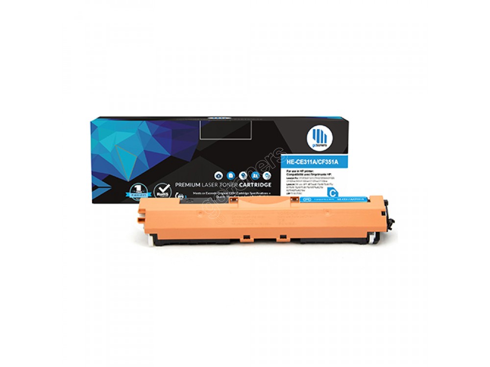 Gotoners™ HP New Compatible CE311A (126A) Cyan Toner, Standard Yield