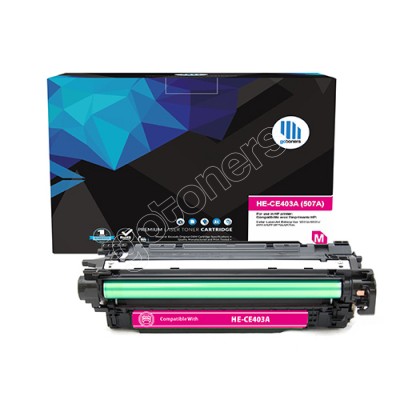 Gotoners™ HP Compatible CE403A (507A) Magenta Remanufactured Toner , Standard Yield