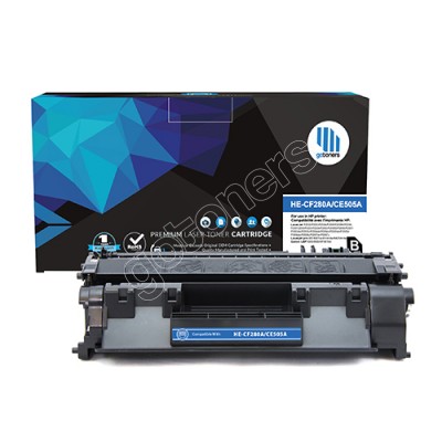 Gotoners™ HP New Compatible CE505A (05A) Black Toner, Standard Yield
