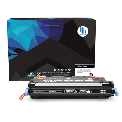 Gotoners™ HP Compatible Q6470A (501A) Black Remanufactured Toner , Standard Yield