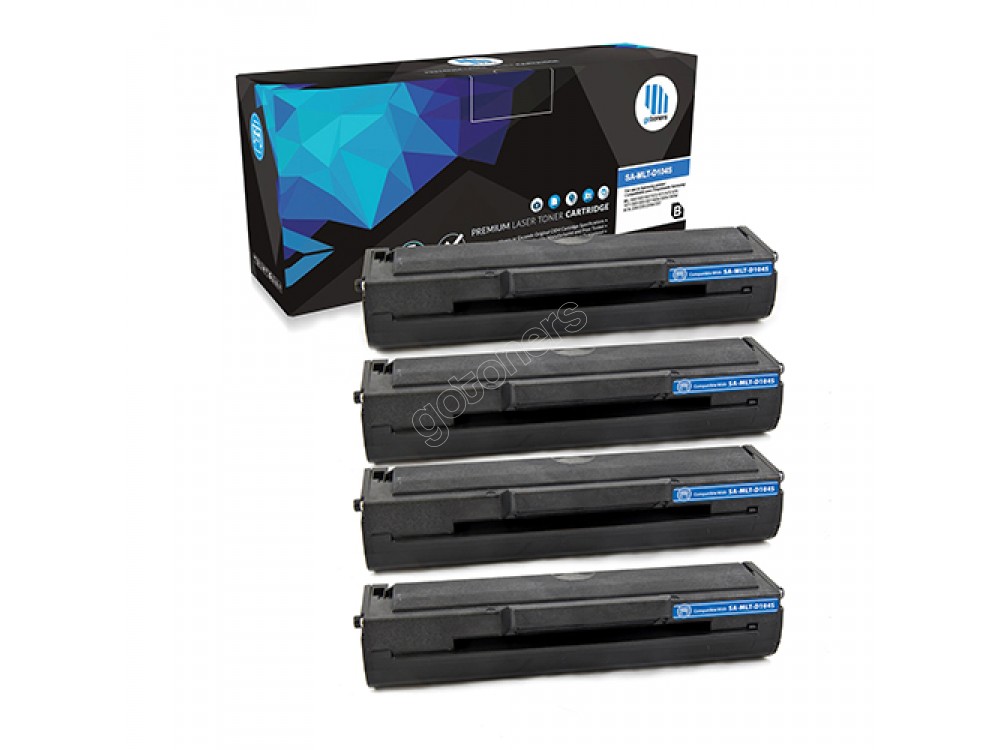 Gotoners™ Samsung New Compatible MLT-D104S Black Toner, Standard Yield, 4 pack