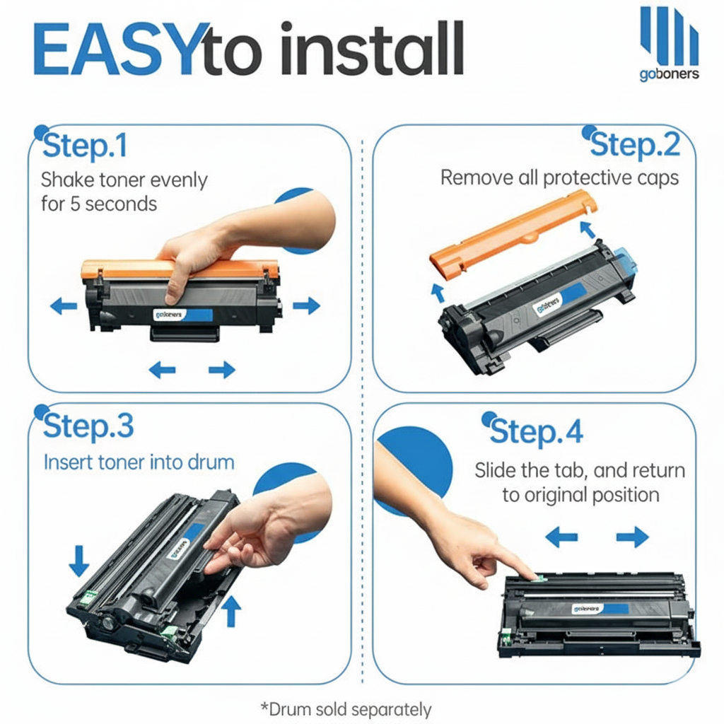 Gotoners Brother TN-221 TN221 Compatible Black Standard Yield Toner Cartridge -3 Pack - Image 5