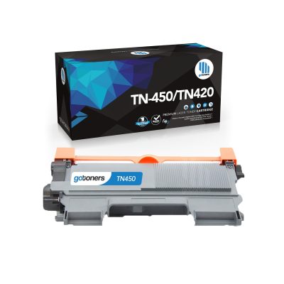 Gotoners - Gotoners Brother TN-450 TN450 TN420 Compatible Black High Yield Toner Cartridge