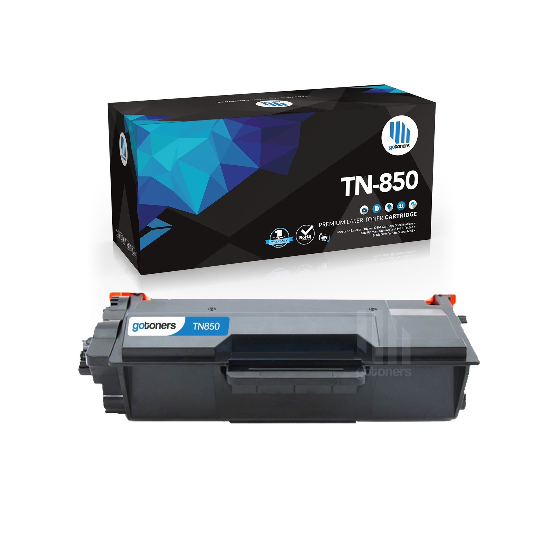 Gotoners - Gotoners Brother TN-850 TN850 Compatible Black High Yield Toner Cartridge