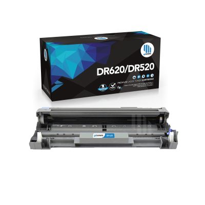 Gotoners - Gotoners Brother DR-620 DR-520 DR620 DR520 Compatible Black Standard Yield Drum Imaging Unit