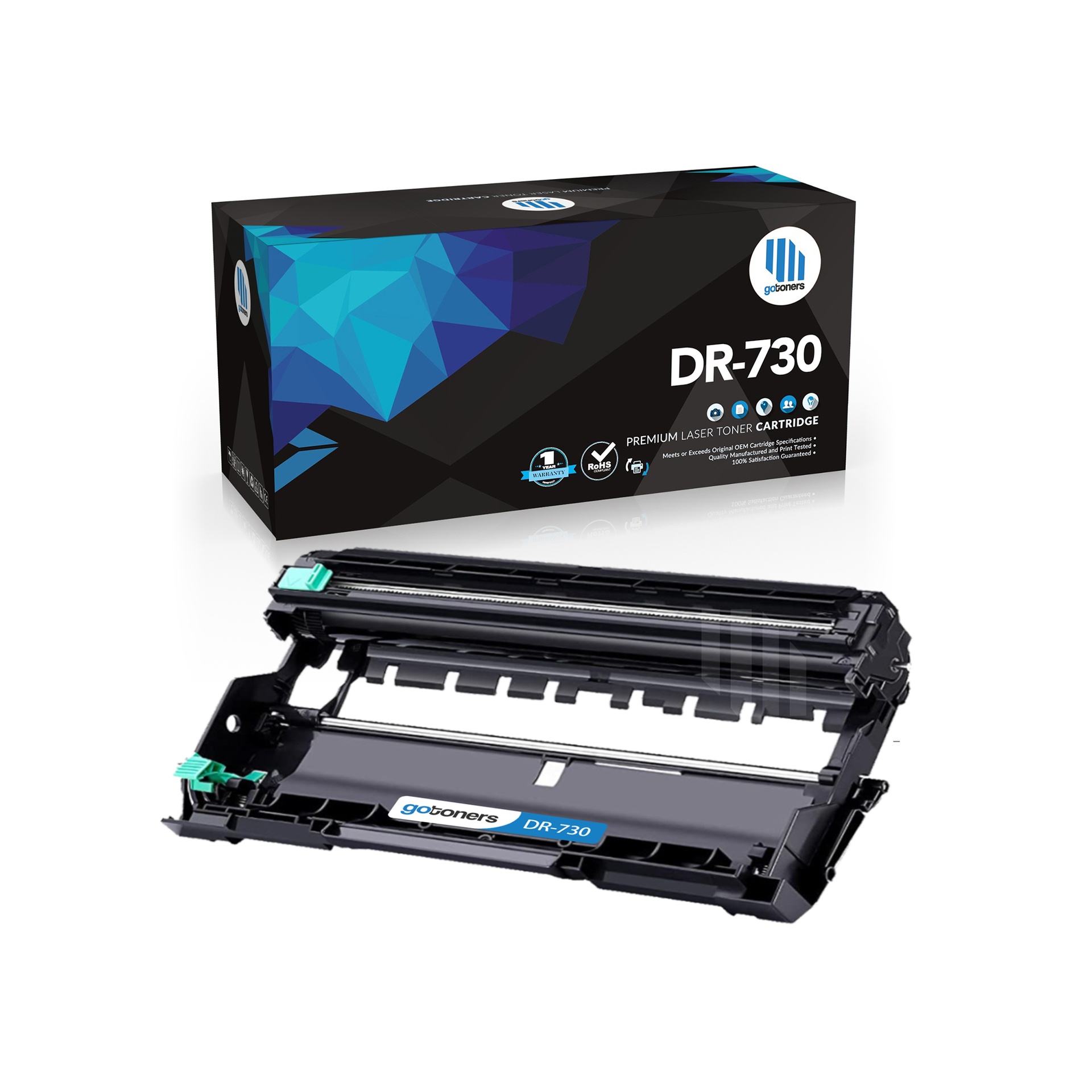 Gotoners - Gotoners Brother DR-730 DR730 Compatible Black Standard Yield Drum Imaging Unit