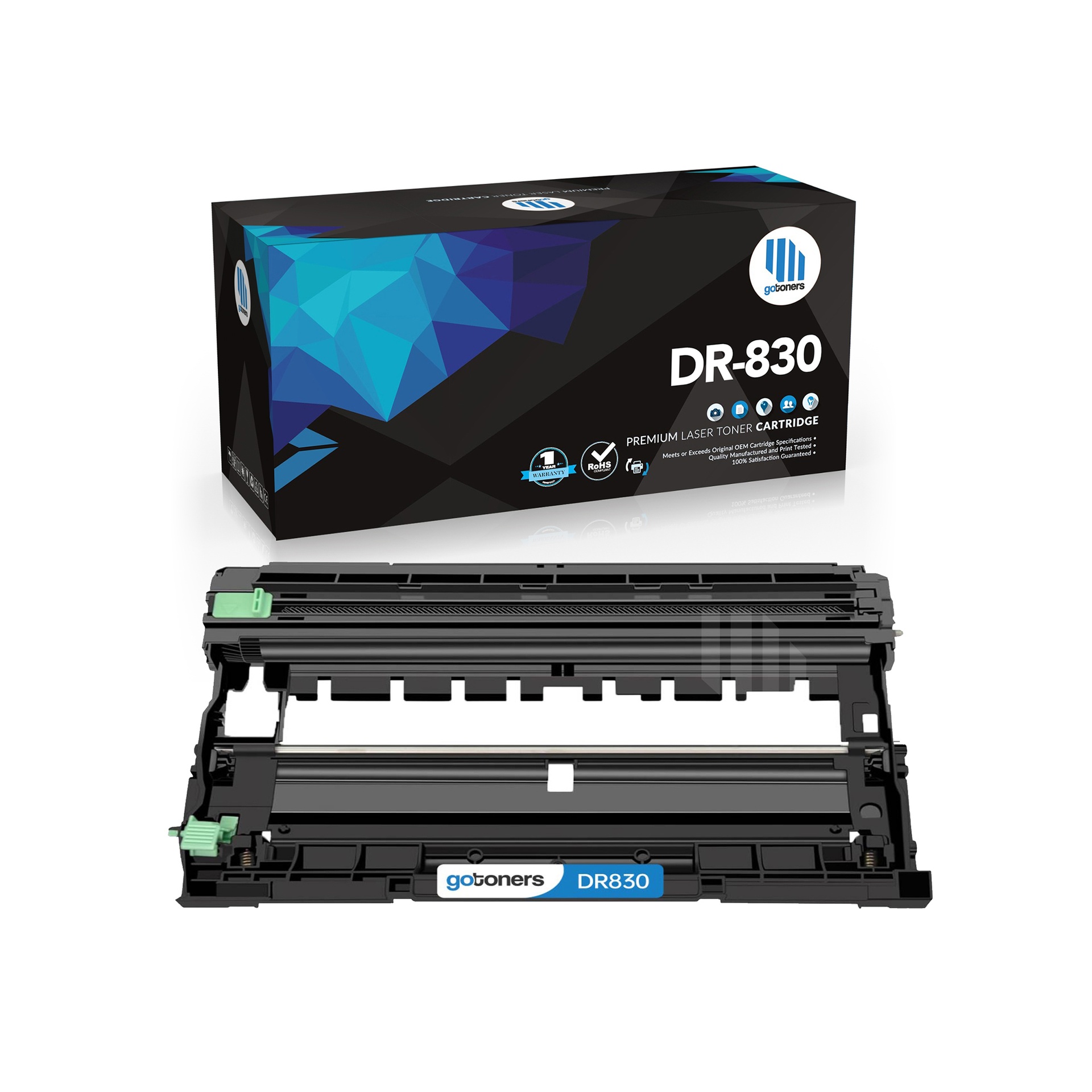 Gotoners - Gotoners Brother DR-830 DR830 Compatible Black Standard Yield Drum Imaging Unit