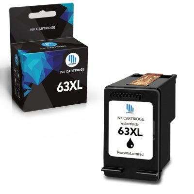 Gotoners - Gotoners HP 63XL F6U64AN Remanufactured Black High Yield Ink Cartridge