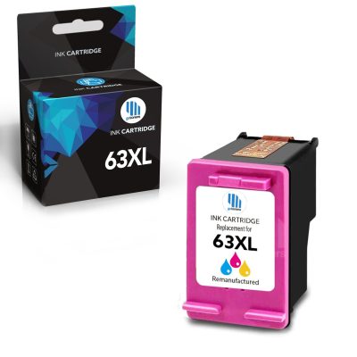 Gotoners - Gotoners HP 63XL F6U63AN Remanufactured Tri-Color High Yield Ink Cartridge