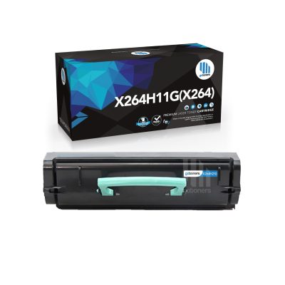 Gotoners - Gotoners Lexmark X264H21G Compatible Black High Yield Toner Cartridge