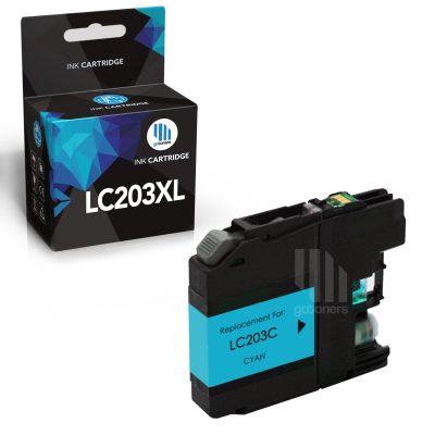Gotoners - Gotoners Brother LC203XL Compatible Cyan High Yield Ink Cartridge -1 Pack
