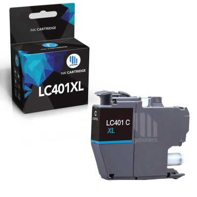 Gotoners - Gotoners Brother LC401XL Compatible Cyan Ink Cartridge High Yield - 1 Pack