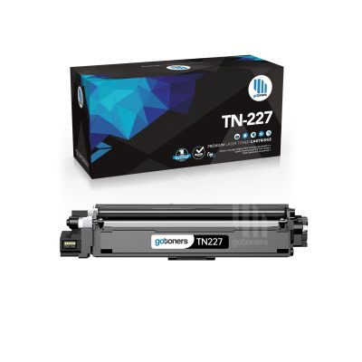 Gotoners - Gotoners [With Chip] Brother TN-227 TN227 Compatible Black High Yield Toner Cartridge