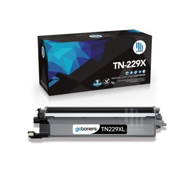 Gotoners - Gotoners [With Chip] Brother TN-229XL TN229XL Compatible Black High Yield Toner Cartridge