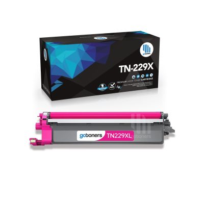 Gotoners - Gotoners [With Chip] Brother TN-229XL TN229XL Compatible Magenta High Yield Toner Cartridge