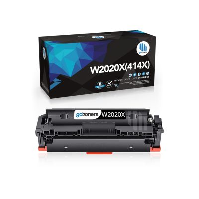 Gotoners - Gotoners [With Chip] HP W2020X 414X Compatible Black High Yield Toner Cartridge