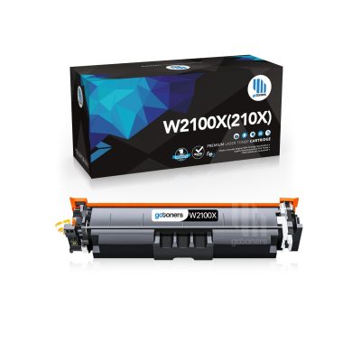 Gotoners - Gotoners [With Chip] HP W2100X 210X Compatible Black Standard Yield Toner Cartridge