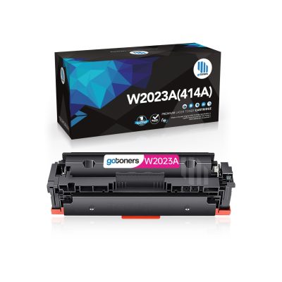 Gotoners - Gotoners [With Chip] HP W2023A 414A Compatible Magenta Standard Yield Toner Cartridge