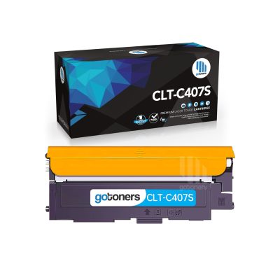 Gotoners - Gotoners Samsung CLT-C407S Compatible Cyan Standard Yield Toner Cartridge