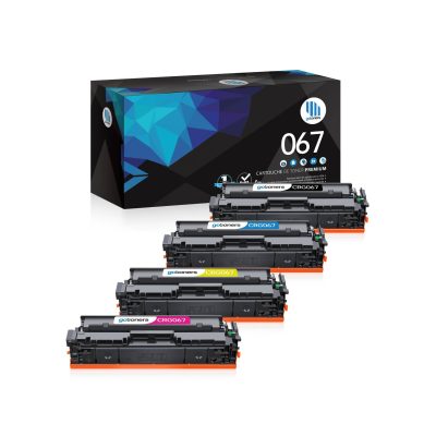 Gotoners - Gotoners [With Chip] Canon CRG067 Compatible BK/C/M/Y Standard Yield Toner Cartridge - 4 Pack