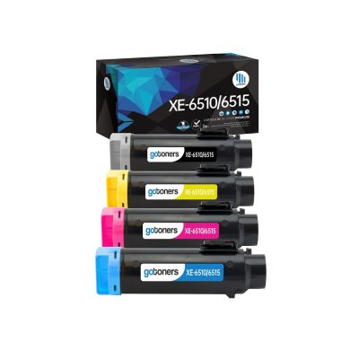 Gotoners - Gotoners Xerox 106R03480 106R03477 106R03478 106R03479 (6510/6515) Combo Compatible BK/C/M/Y High Yield Toner Cartridge -4 Pack