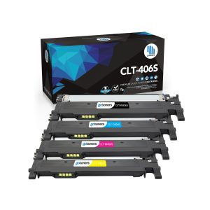 Gotoners - Gotoners Samsung CLT-406S CLT406S Combo Compatible BK/C/M/Y Toner Cartridge Standard Yield - 4 Pack