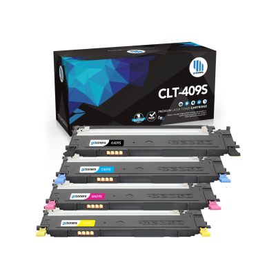 Gotoners - Gotoners Samsung CLT-409S CLT409S Combo Compatible BK/C/M/Y Toner Cartridge Standard Yield - 4 Pack