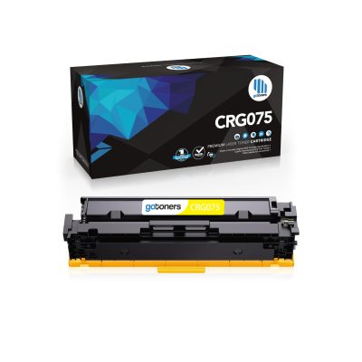 Gotoners - Gotoners [With Chip] Canon CRG075 CRG 075 Compatible Yellow Toner Cartridge Standard Yield - 1 Pack